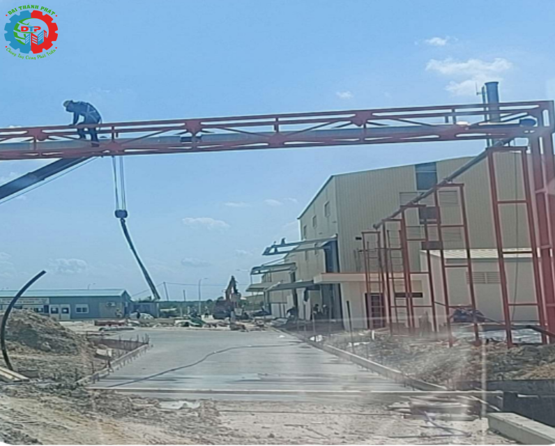 Cầu ống hơi bão hòa/ Saturated steam pipe support structure