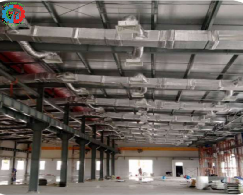 Hệ thống ống thông gió cho Nhà máy/Ventilation duct system for Factory